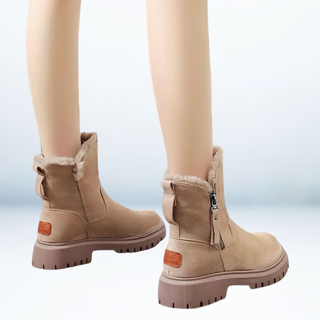 GR | Warm knee-high boots - plush winter shoes