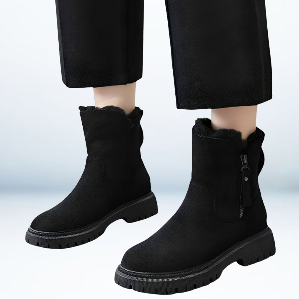 GR | Warm knee-high boots - plush winter shoes