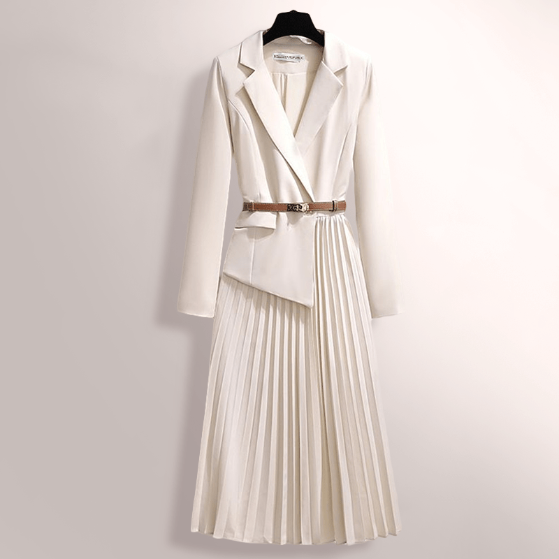 GR | Classic pleated skirt women's dress Timeless elegance
