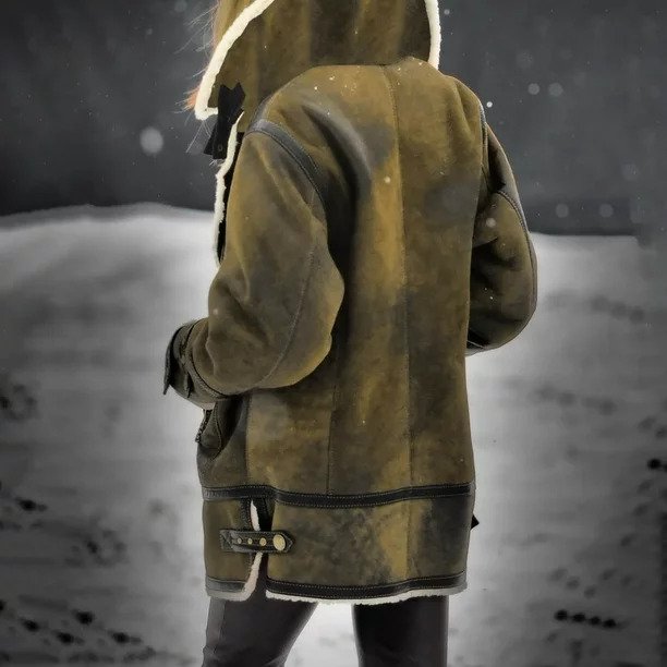 warm, cuddly lined women's jacket