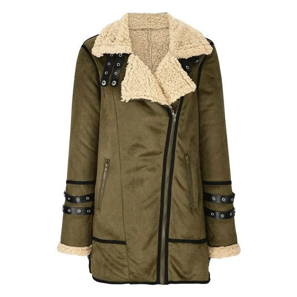 warm, cuddly lined women's jacket