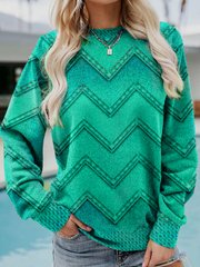 GR | GEOMETRIC CASHMERE SWEATSHIRT