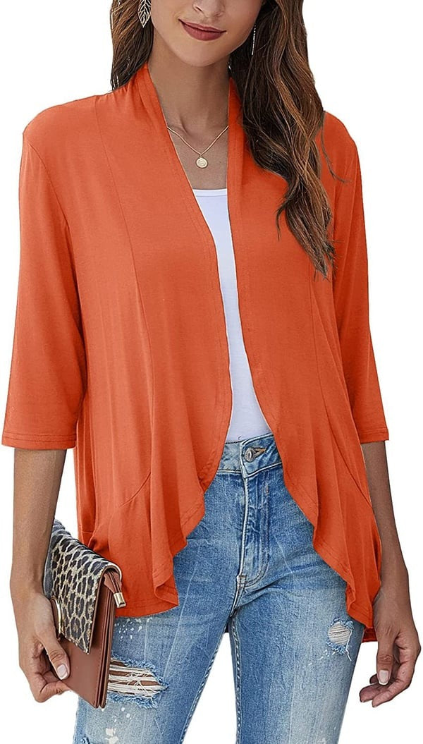 GR | Elegant open-front women's jacket