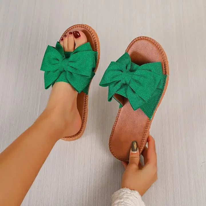 GR | Comfortable Chic Flat Shoes with Bow