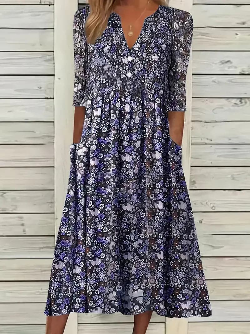 GR | Gorgeous pleated maxi dress