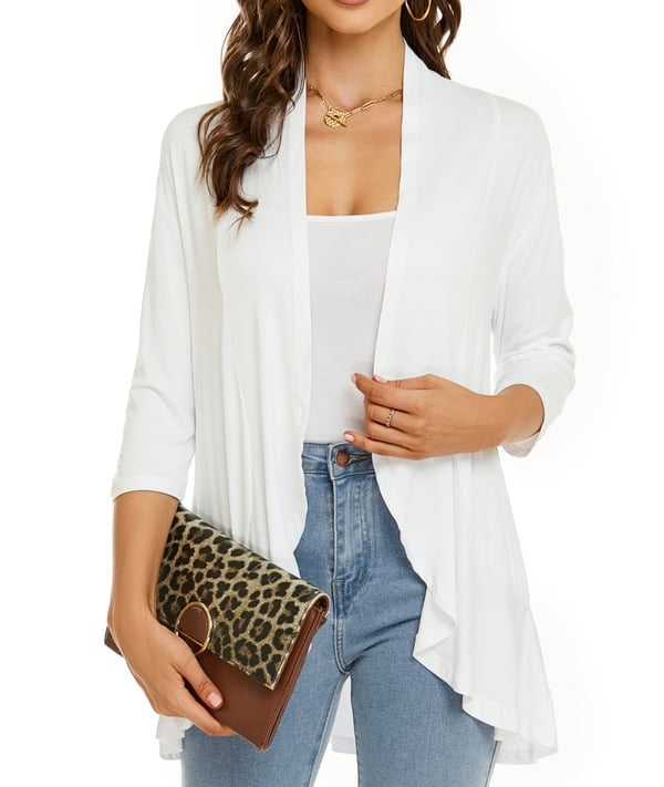 GR | Elegant open-front women's jacket