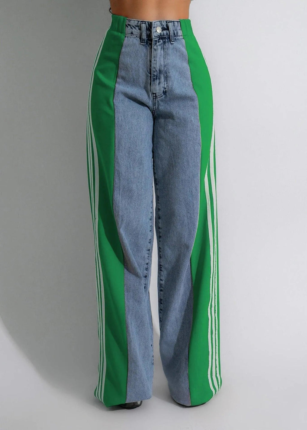GR | Wide-leg denim trousers
