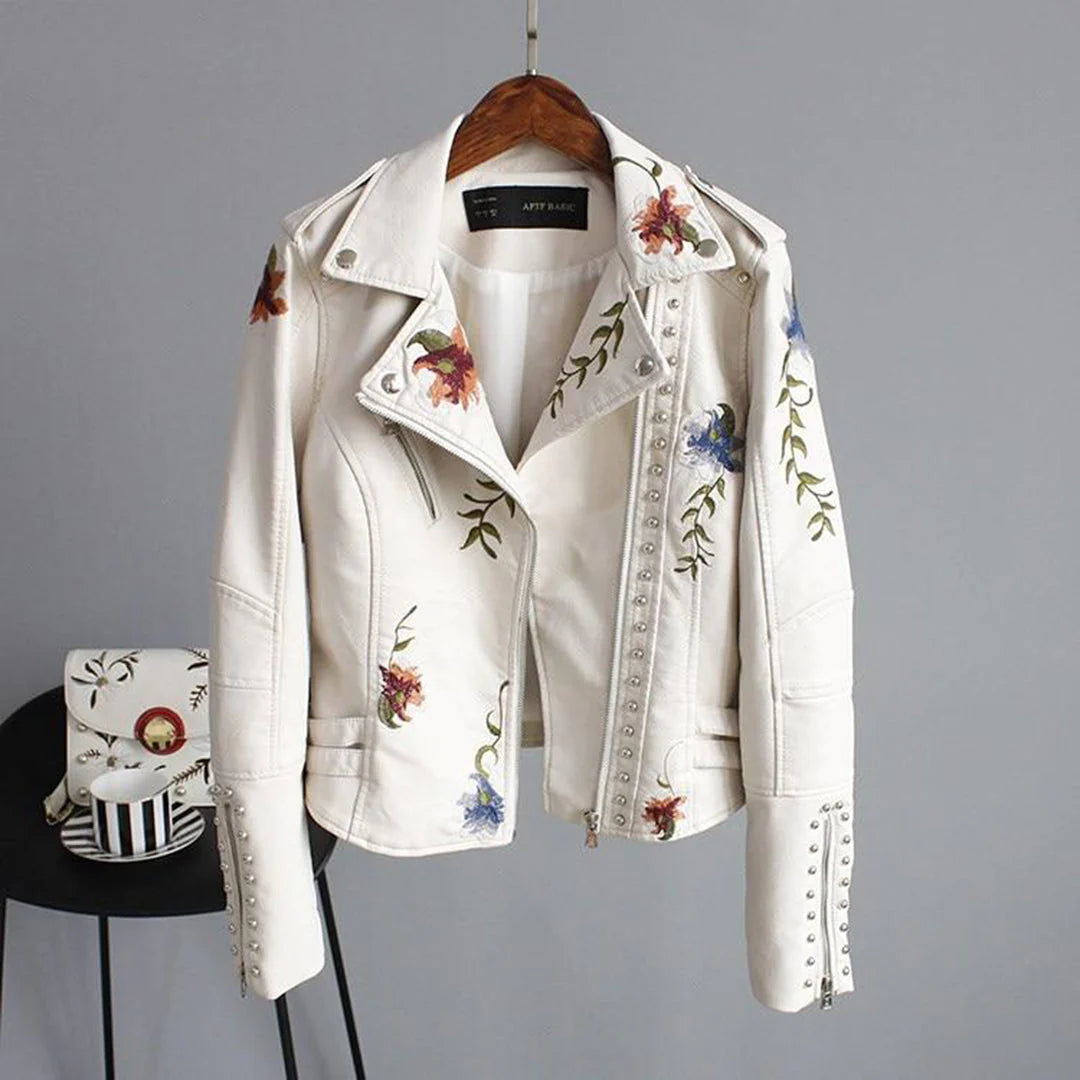 GR | Women's jacket with floral pattern
