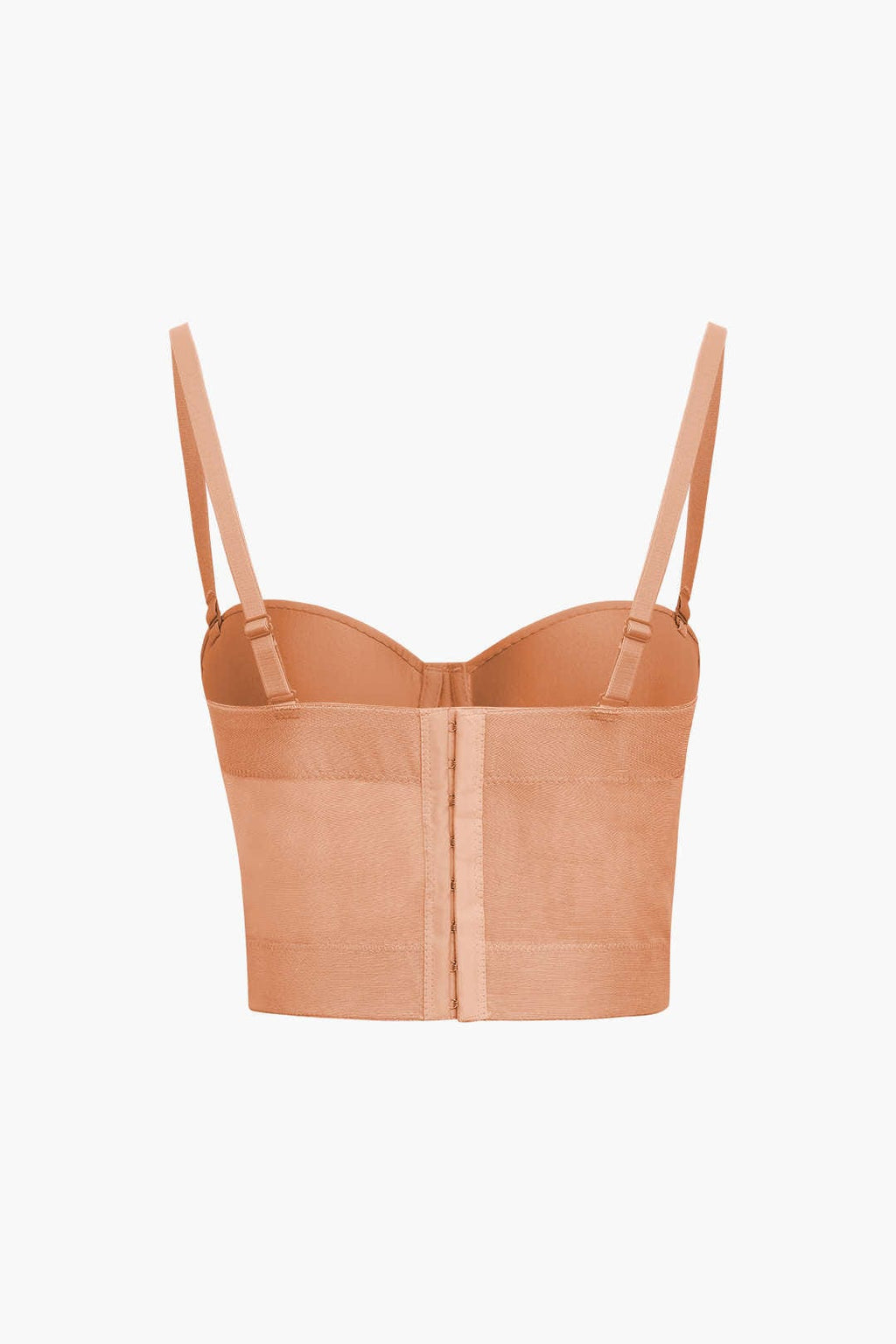 GR | Figure-hugging bustier top with underwire cups and transparent mesh structure