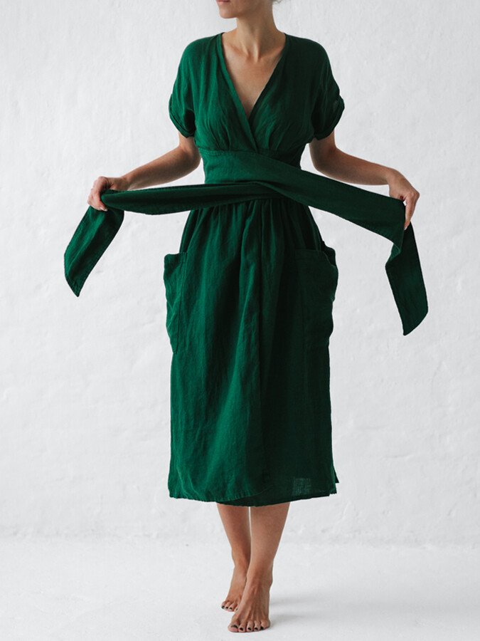 GR | Flowing linen dress