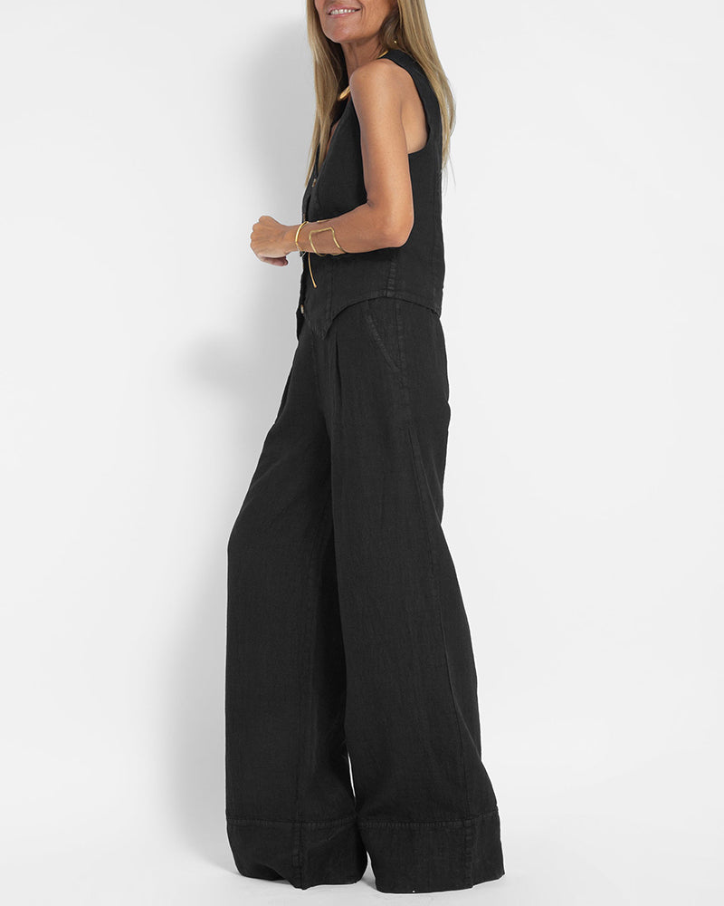 GR | Women's Elegant 2-Piece Linen Set