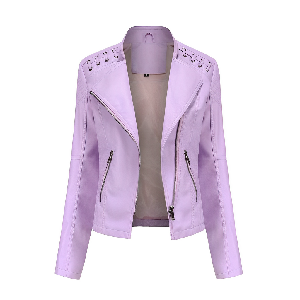 GR Allrounder: The ElegantAura leather jacket