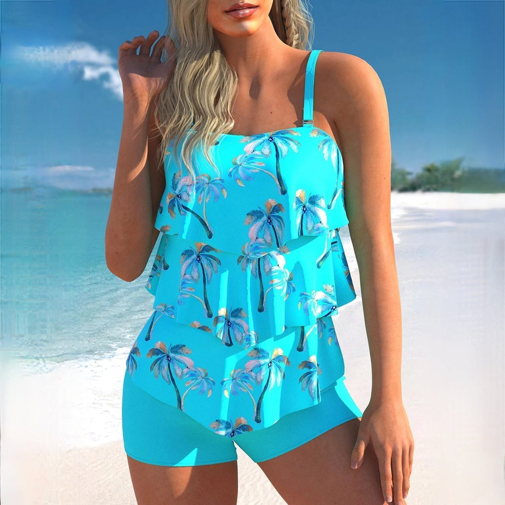 GR | Stylish Blue Tankini