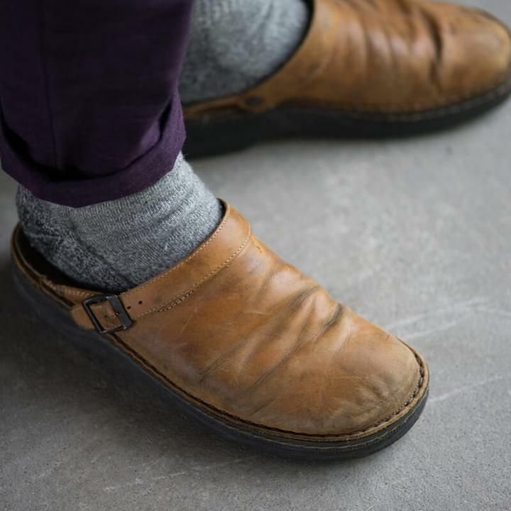 GR | Orthopedic Leather Slippers for Women