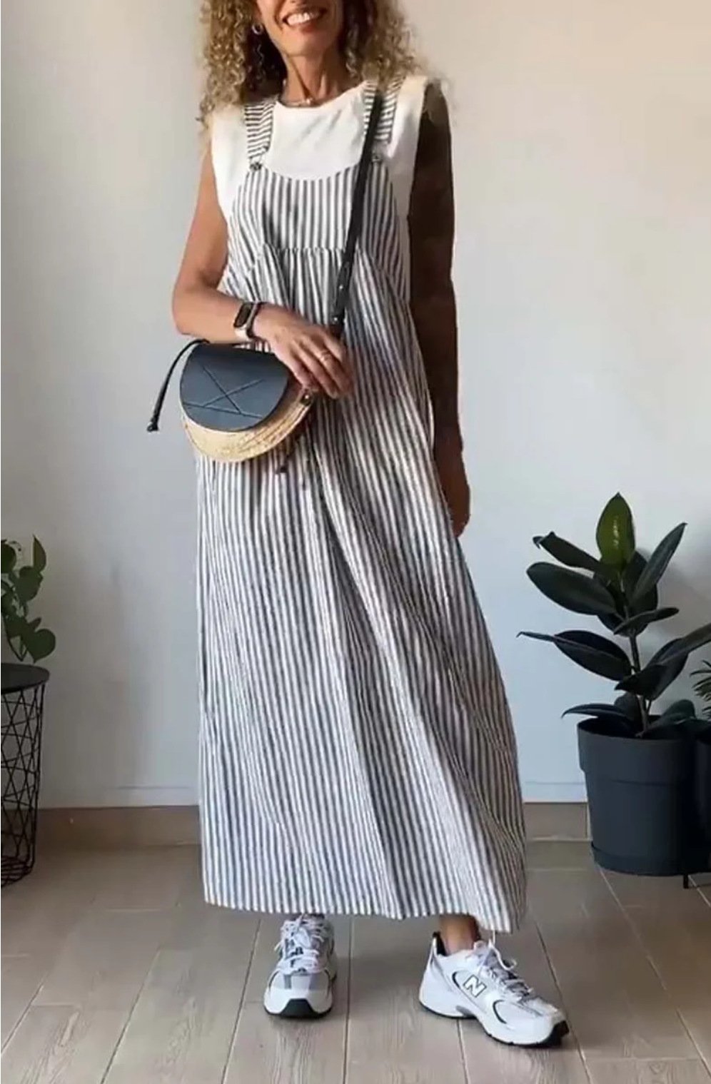 Alice™ | Casual Striped Overall Dress