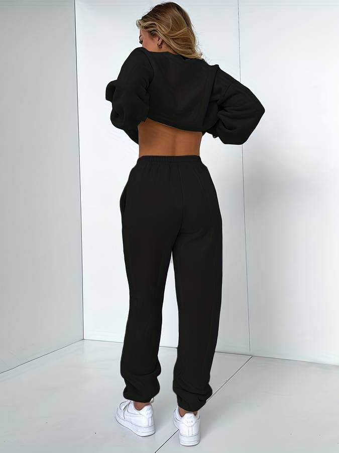 GR - Two-piece jogging set in plus size