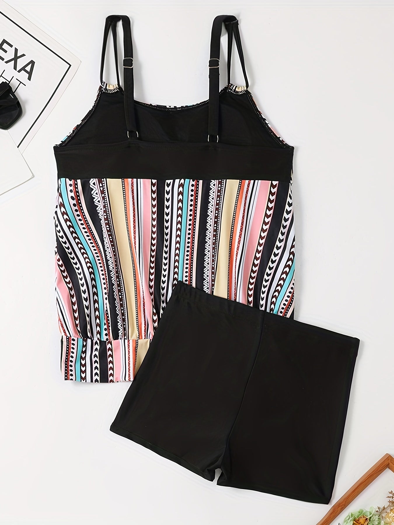 GR | Tankini set with stripes and dots