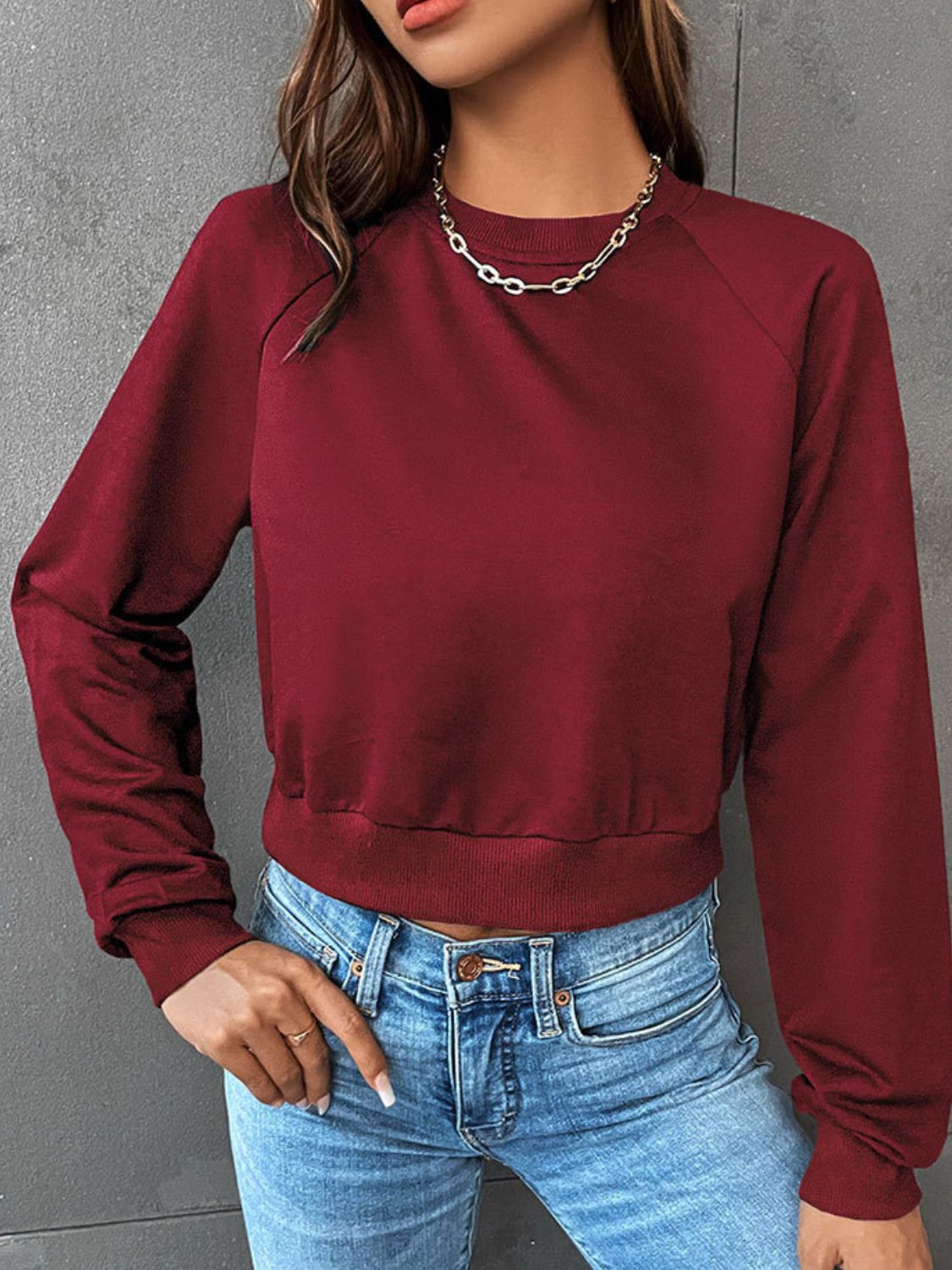 GR | Stylish Winter Streetwear Short Sweater for Women 