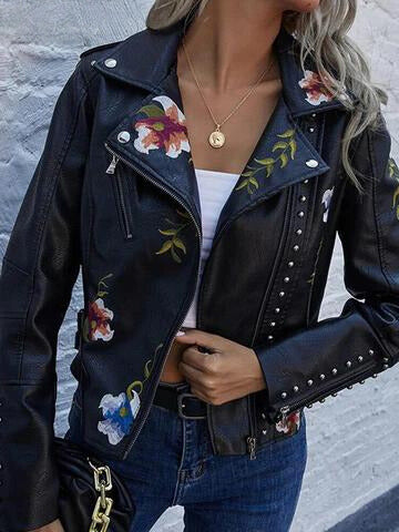 GR | Leather Jacket - Everlasting Chic - Timeless elegance and style for women