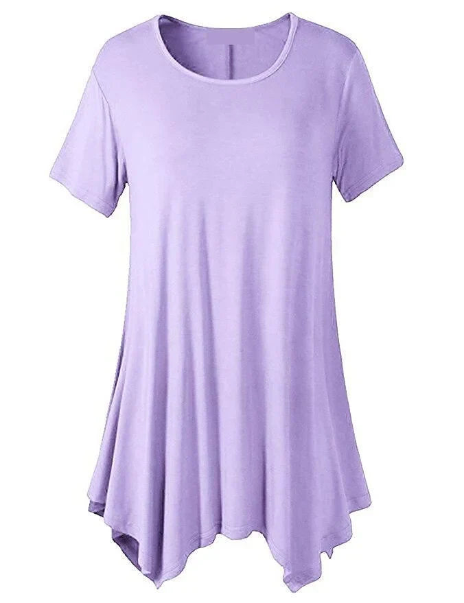 GR | Summery loose fit T-shirt with short sleeves