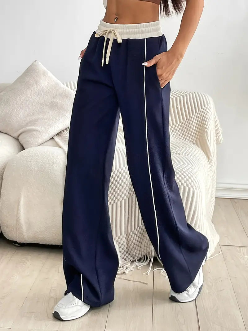 GR | Bequeme Weitbein Jogginghose Mit Stretch Für Damen