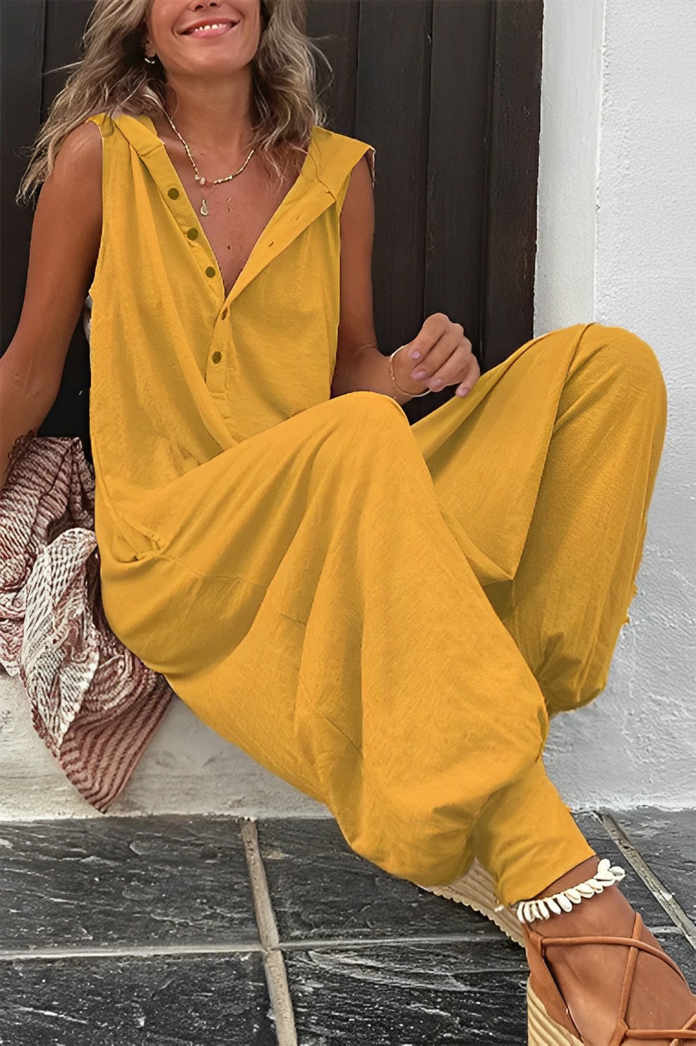 GR | Jumpsuit without buttons | Everyday comfort and style