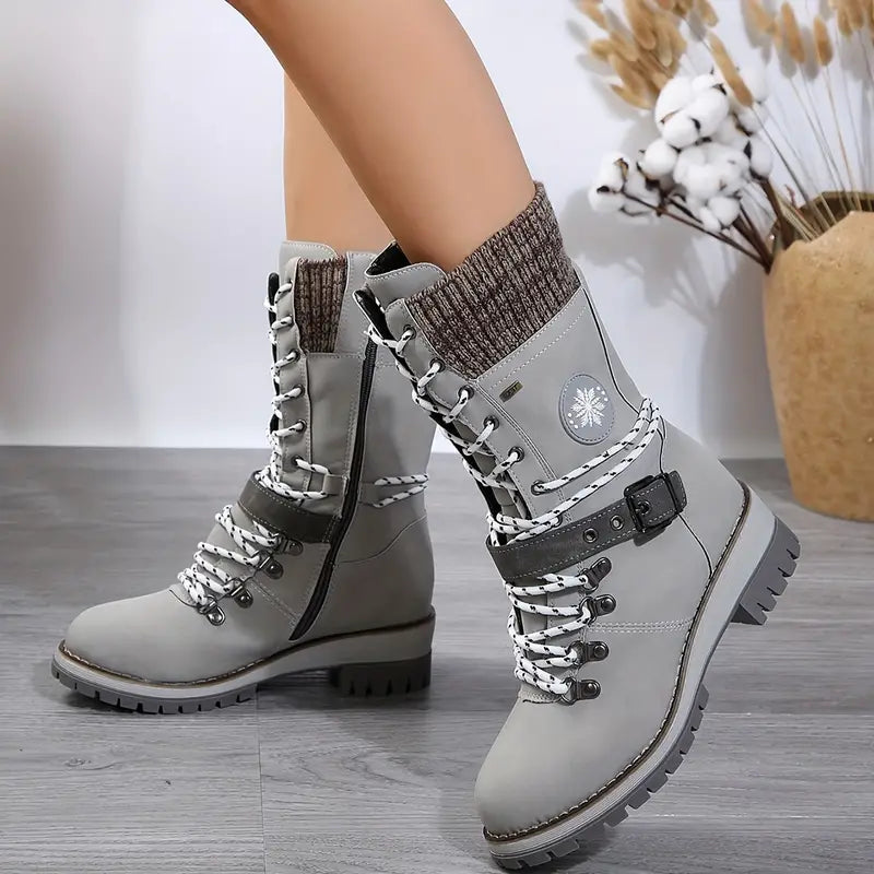 GR | Trendy mid-length winter boots