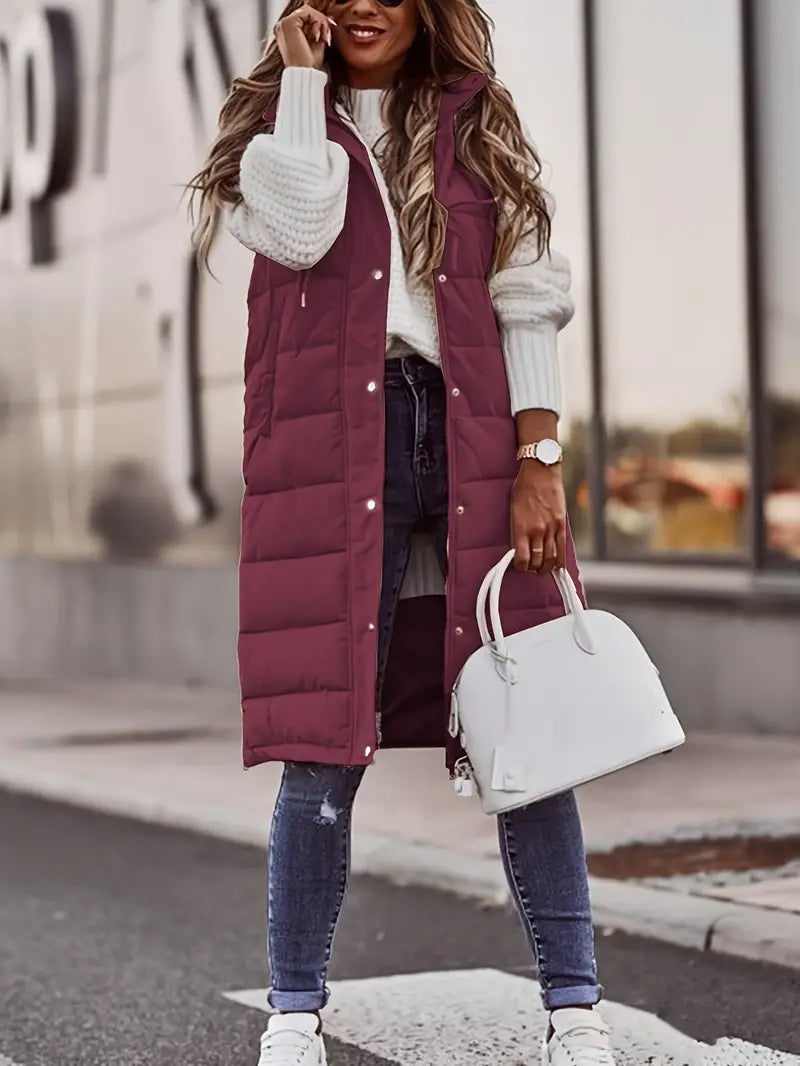GR | Long Bodywarmer Vest for Women