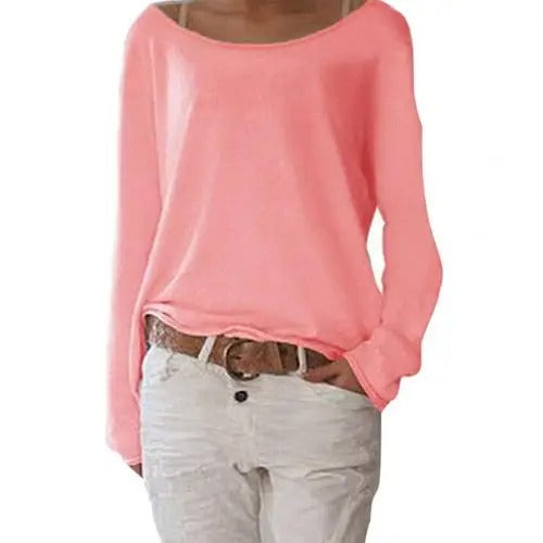 GR | locker gestricktes Damen Langarmshirt
