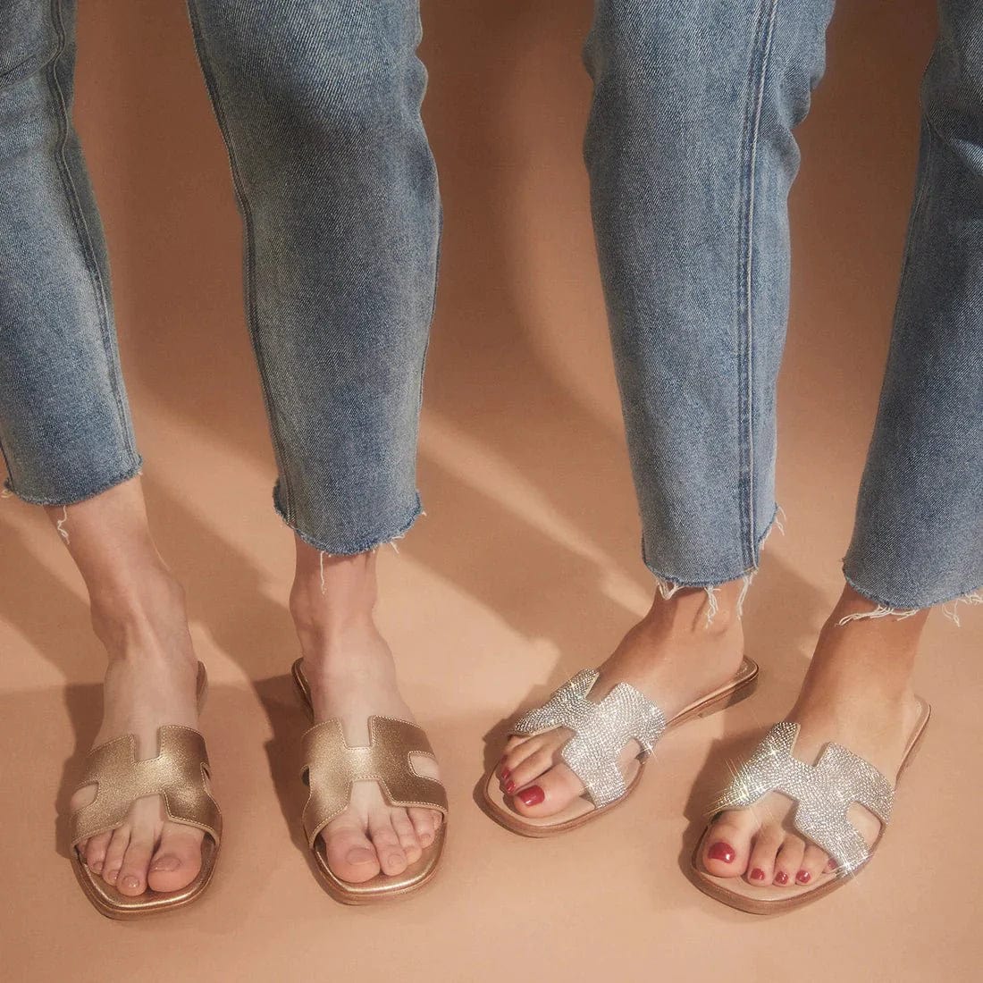GR | Luxurious Flat Women's Slippers