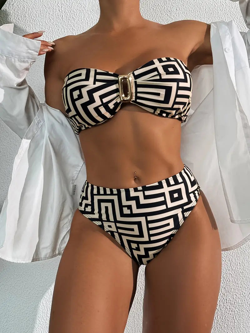 GR | Modischer Bikini Für Pooltage