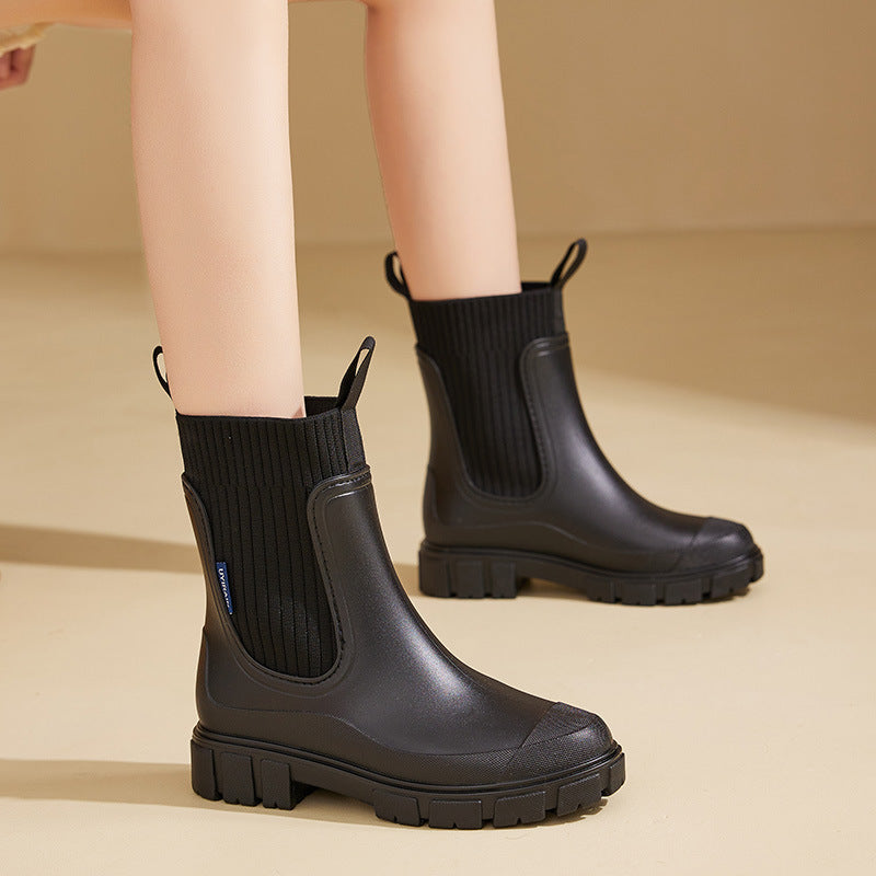 GR | Rubber boots - Waterproof with anti-slip sole, perfect for rainy weather 