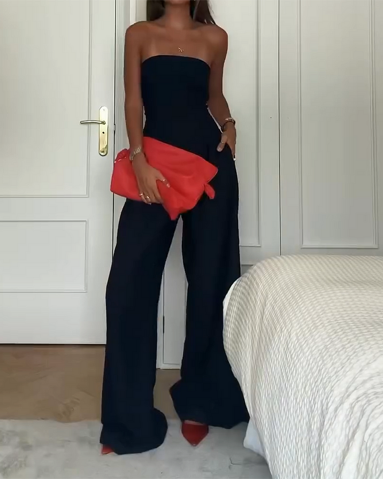GR | Elegant Off-Shoulder Jumpsuit for Women