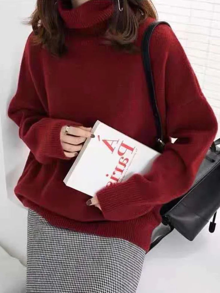 GR - Casual Cashmere Turtleneck Sweater for Women