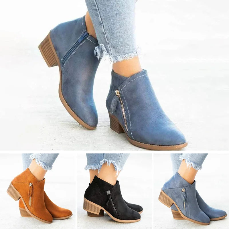 GR Orthopedic Leather Boots for Women