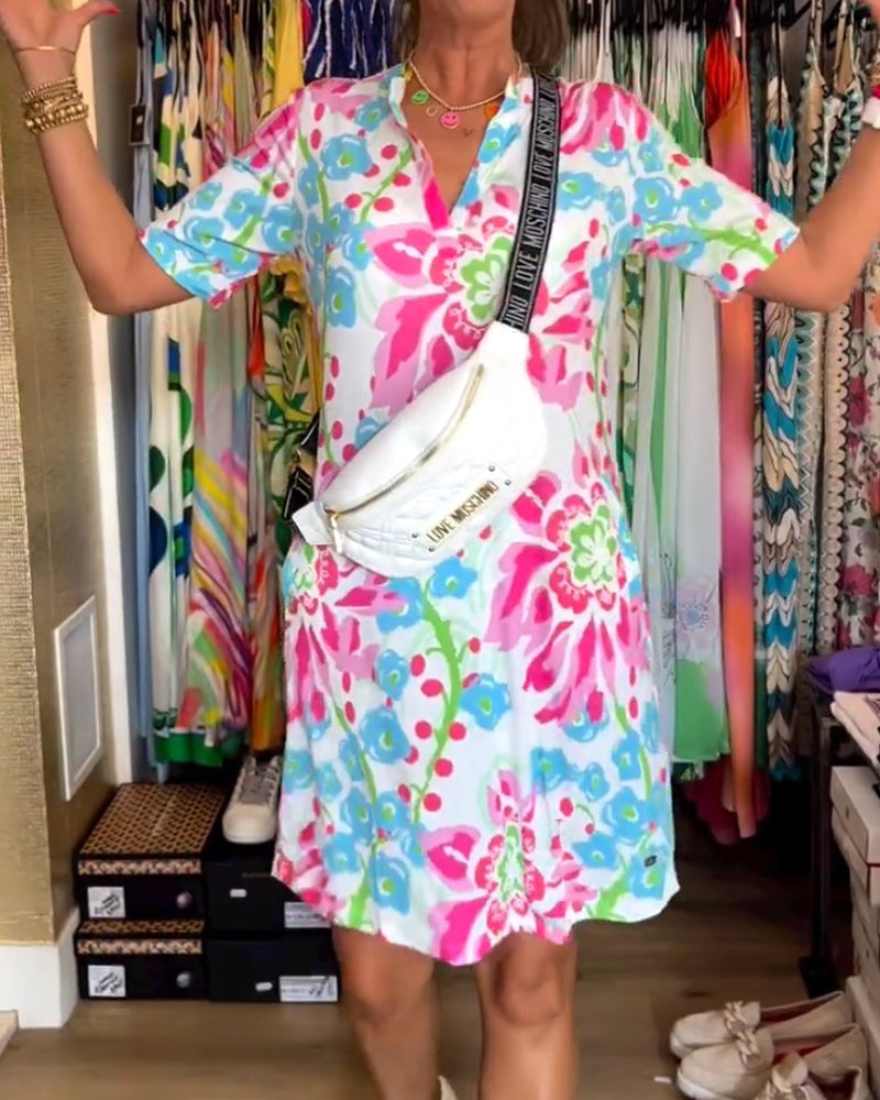GR | Women's Floral Pattern Dress 