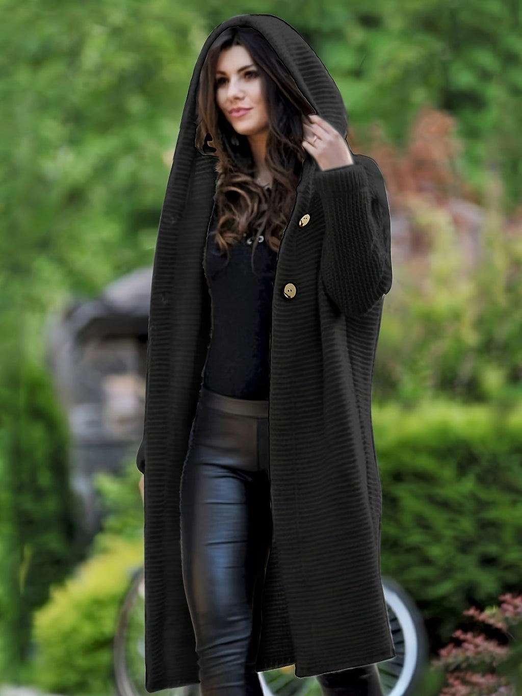 GR Hooded Warmer Wool Knit Cardigan for Women | Perfect for Casual Days