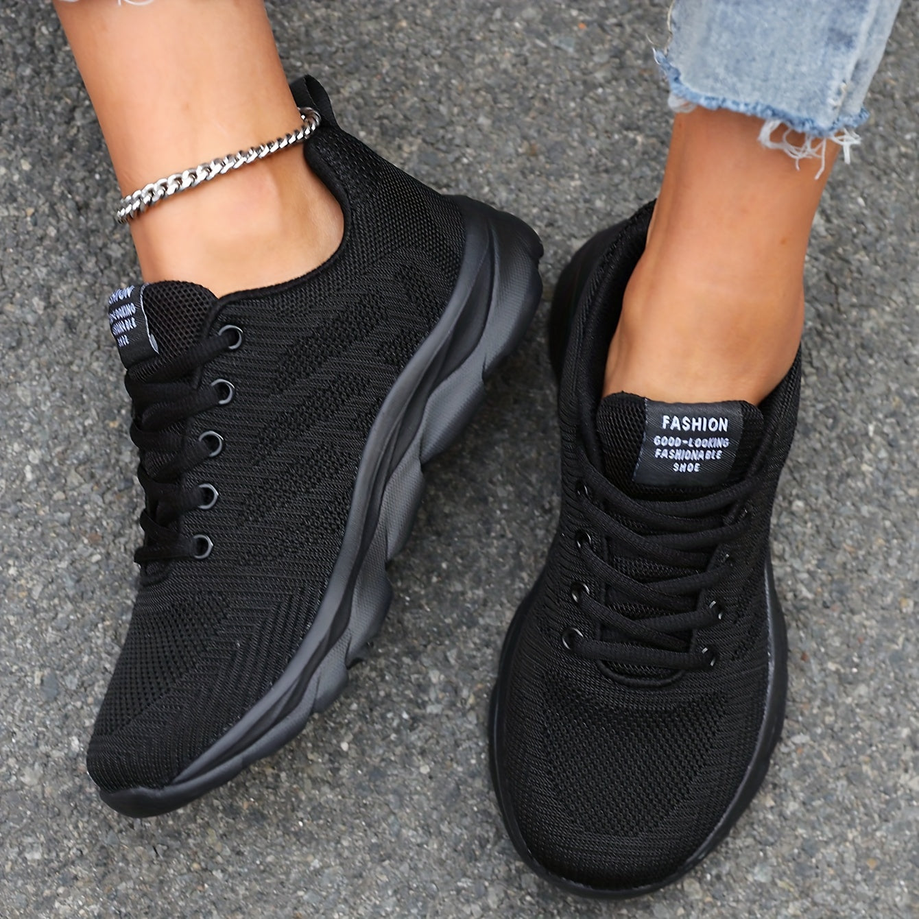 GR | Breathable knitted women's sneakers