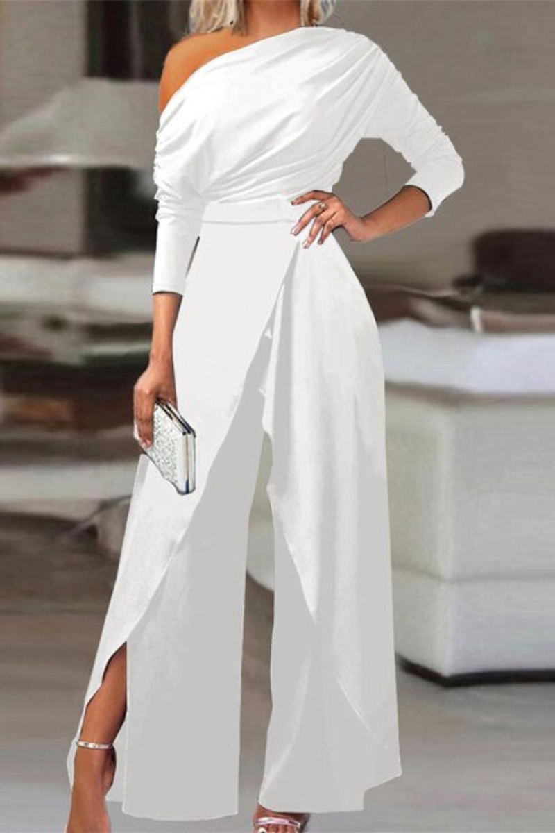GR | Women's Festive Jumpsuit White