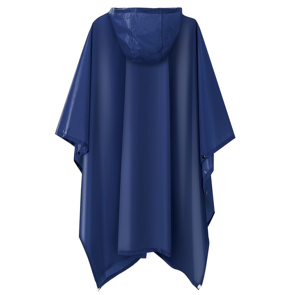 GR | Wasserdichter Faltbarer Regenponcho Mit Kapuze