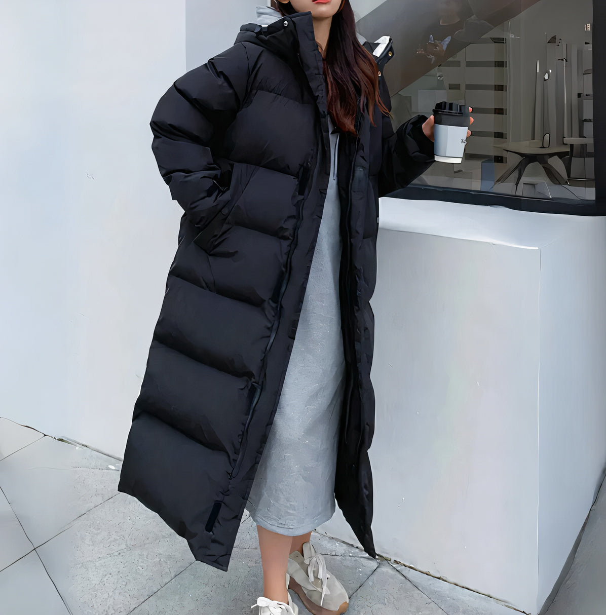 GR - Winter coat - Elegant - Modern style - Ideal for women in winter 