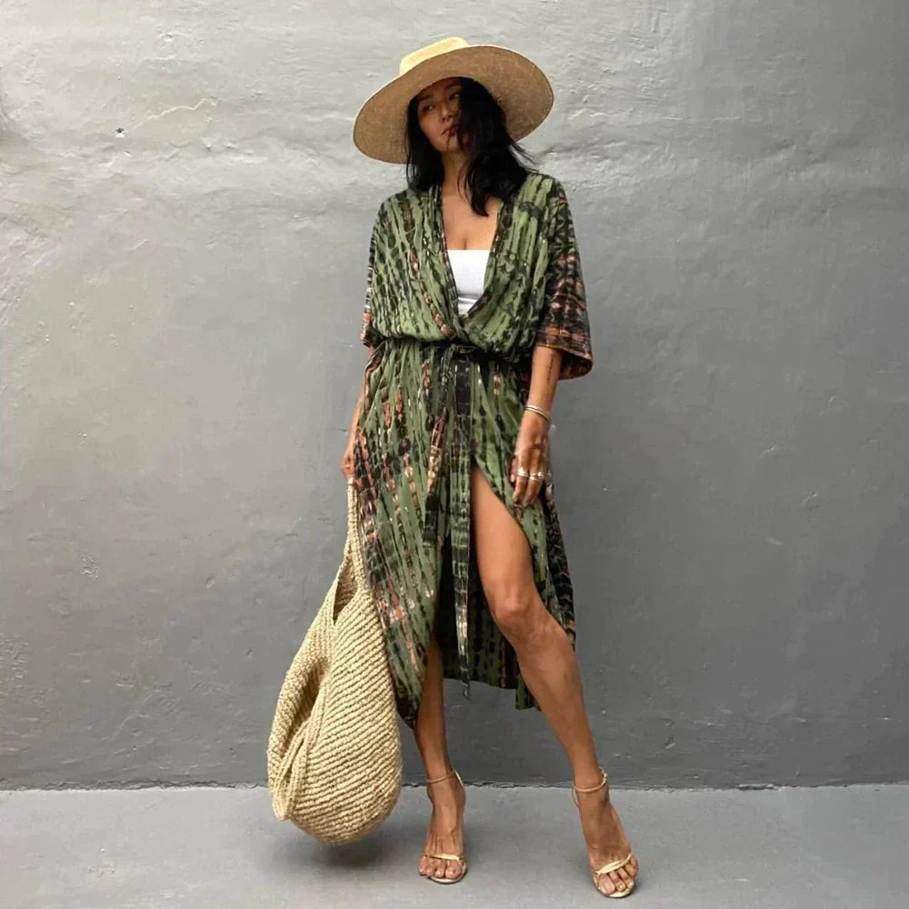 GR | Stylish kimono dress in boho style