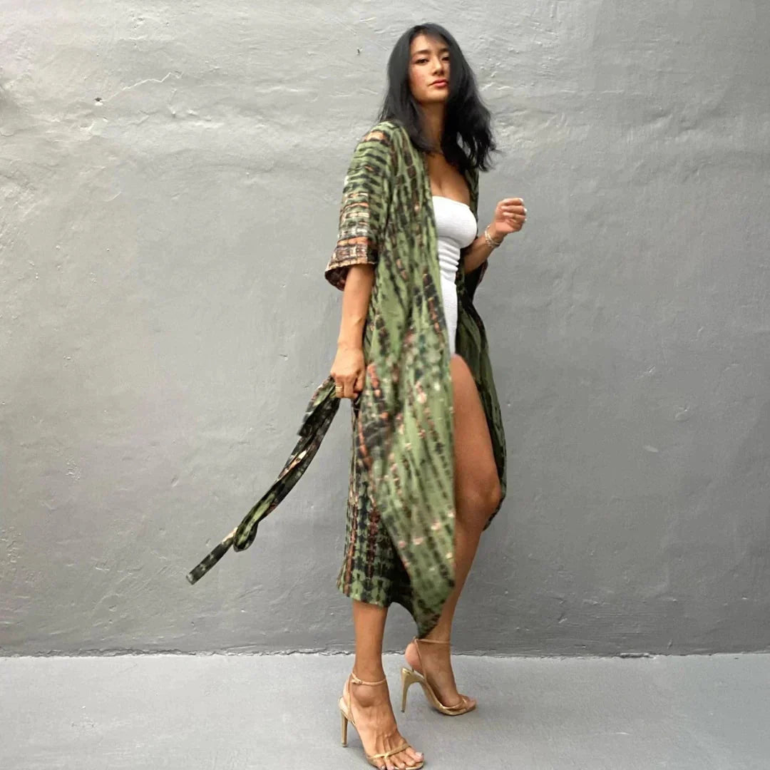 GR | Stylish Kimono Olive Green