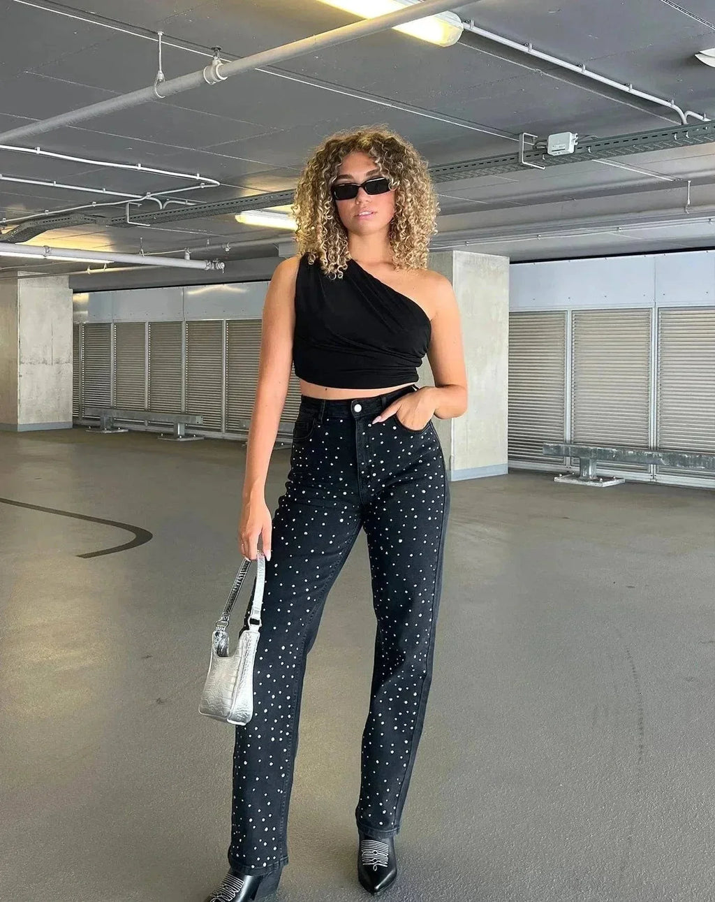 GR | Jeans Mit Glitter Für Einen Funkelnden Look