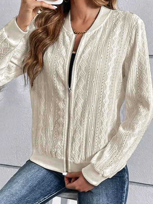 GR | Stilvolles Einfaches Damen Strickjacke