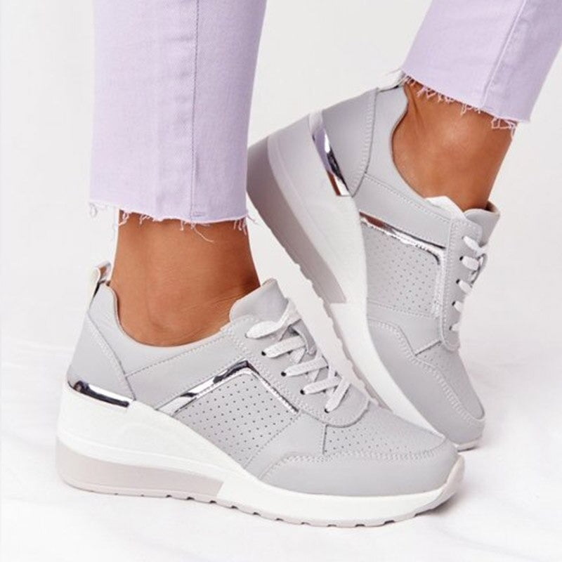 GR | Women's Platform Sneakers - Lightweight Casual Shoes