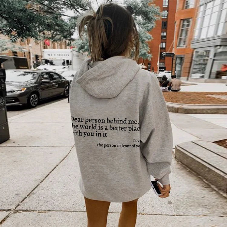 Angel - Dear person behind me Unisex Hoodie