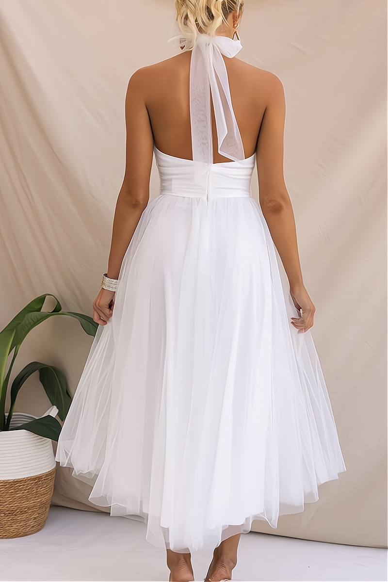 GR | Stylish sleeveless party dress - Perfect for a sophisticated evening look