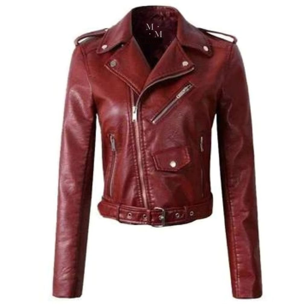 GR | Elegant leather jacket: Modern Woman 2024
