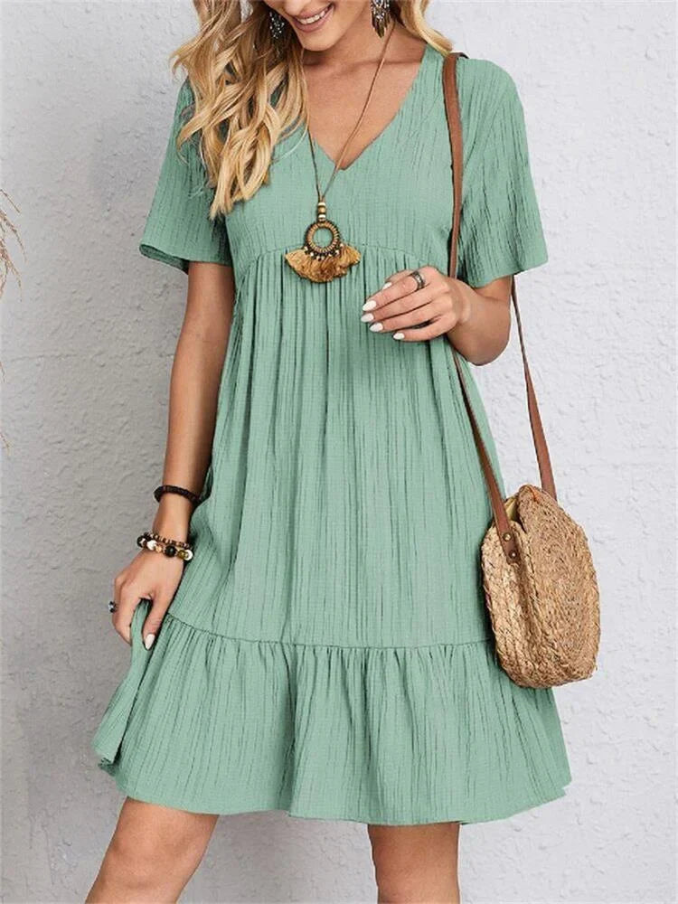 Verve | V-neck dress 